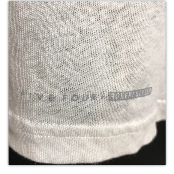 ROBERT GELLER Shirt Henley Linen Cream Gray Beige - Picture 5 of 9